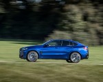 2022 BMW X4 M Competition (Color: Marina Bay Blue Metallic) Side Wallpapers 150x120