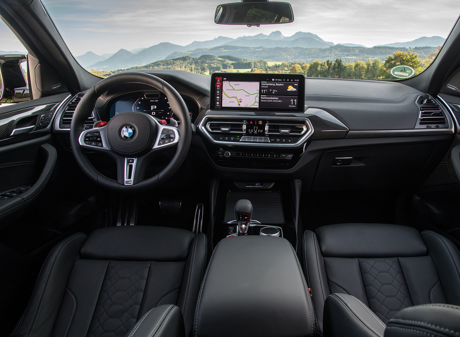 2022 BMW X4 M Competition (Color: Sao Paulo Yellow) Interior Cockpit Wallpapers #125 of 194