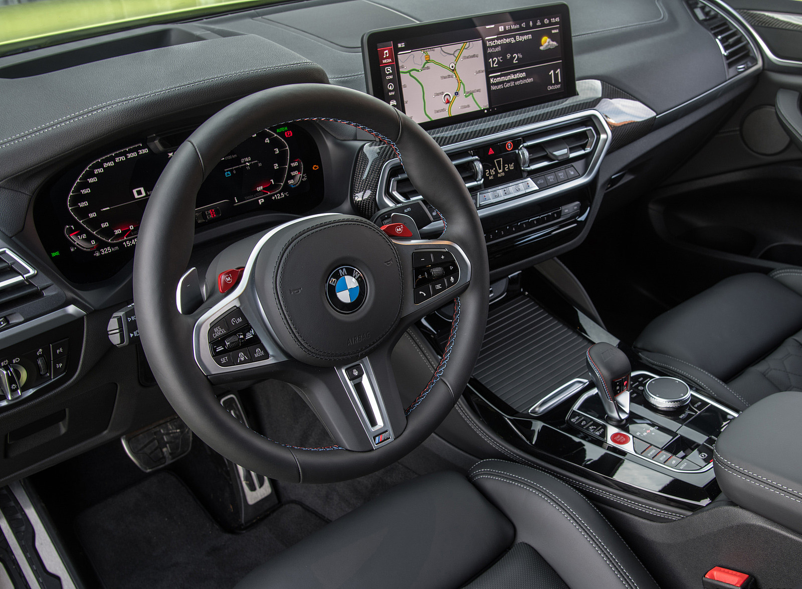 2022 BMW X4 M Competition (Color: Sao Paulo Yellow) Interior Wallpapers #123 of 194