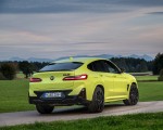 2022 BMW X4 M Competition (Color: Sao Paulo Yellow) Rear Three-Quarter Wallpapers 150x120