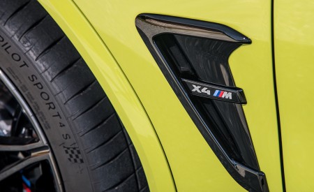 2022 BMW X4 M Competition (Color: Sao Paulo Yellow) Side Vent Wallpapers 450x275 (114)