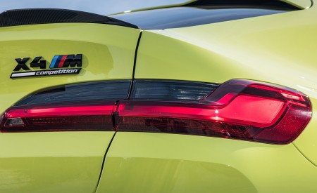 2022 BMW X4 M Competition (Color: Sao Paulo Yellow) Tail Light Wallpapers 450x275 (116)
