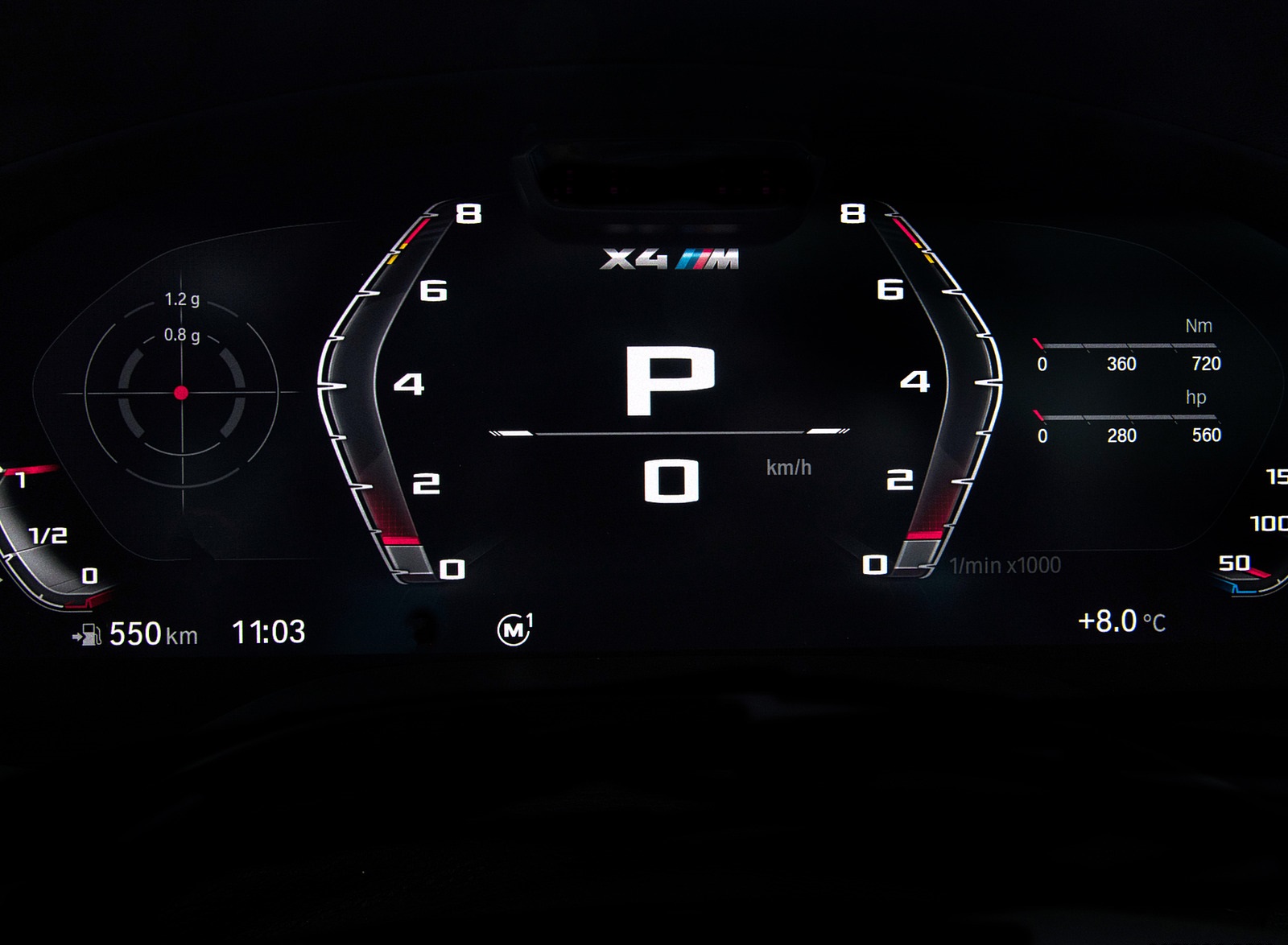 2022 BMW X4 M Competition Digital Instrument Cluster Wallpapers #32 of 194