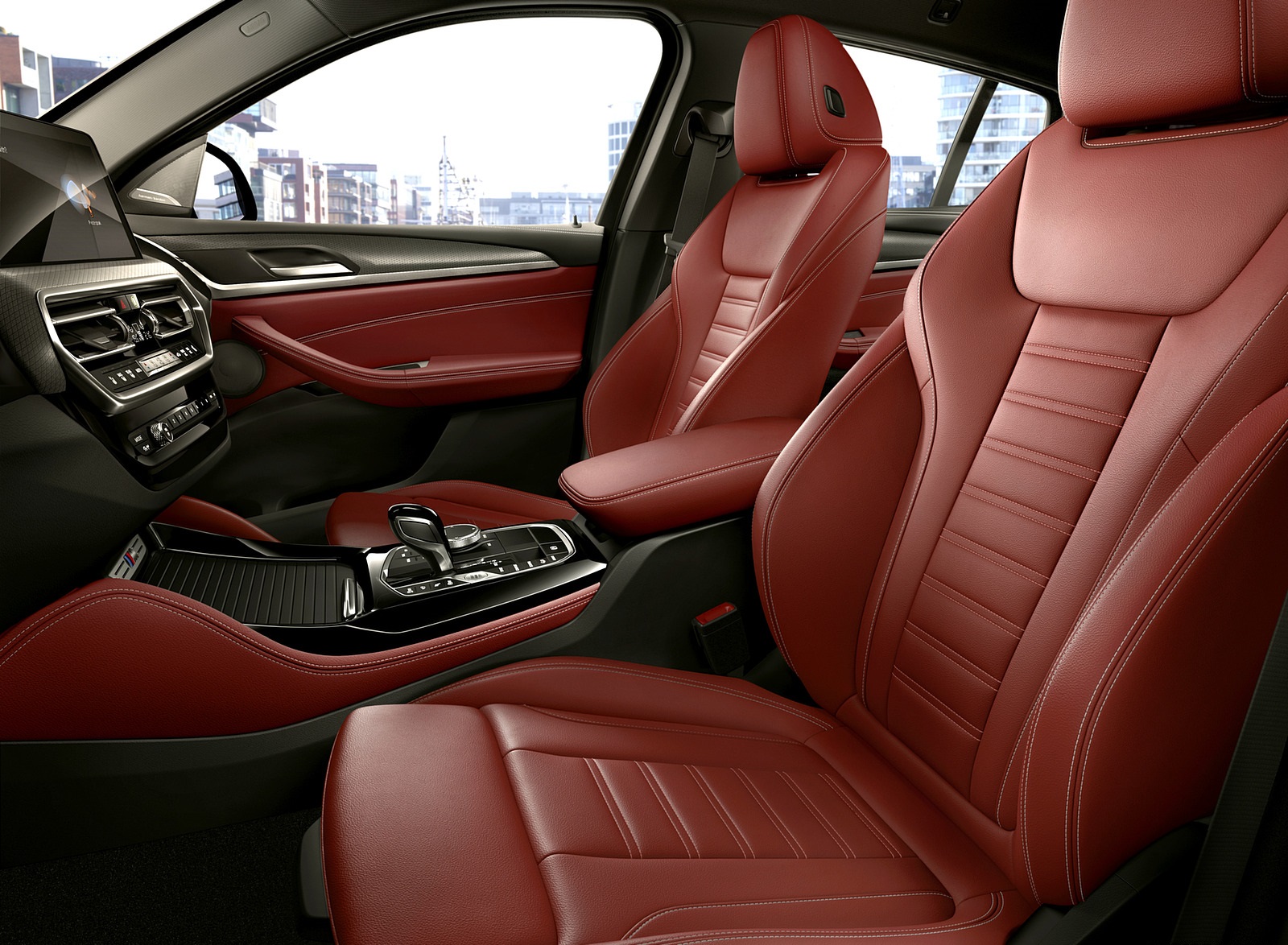 2022 BMW X4 M40i Interior Front Seats Wallpapers #32 of 35