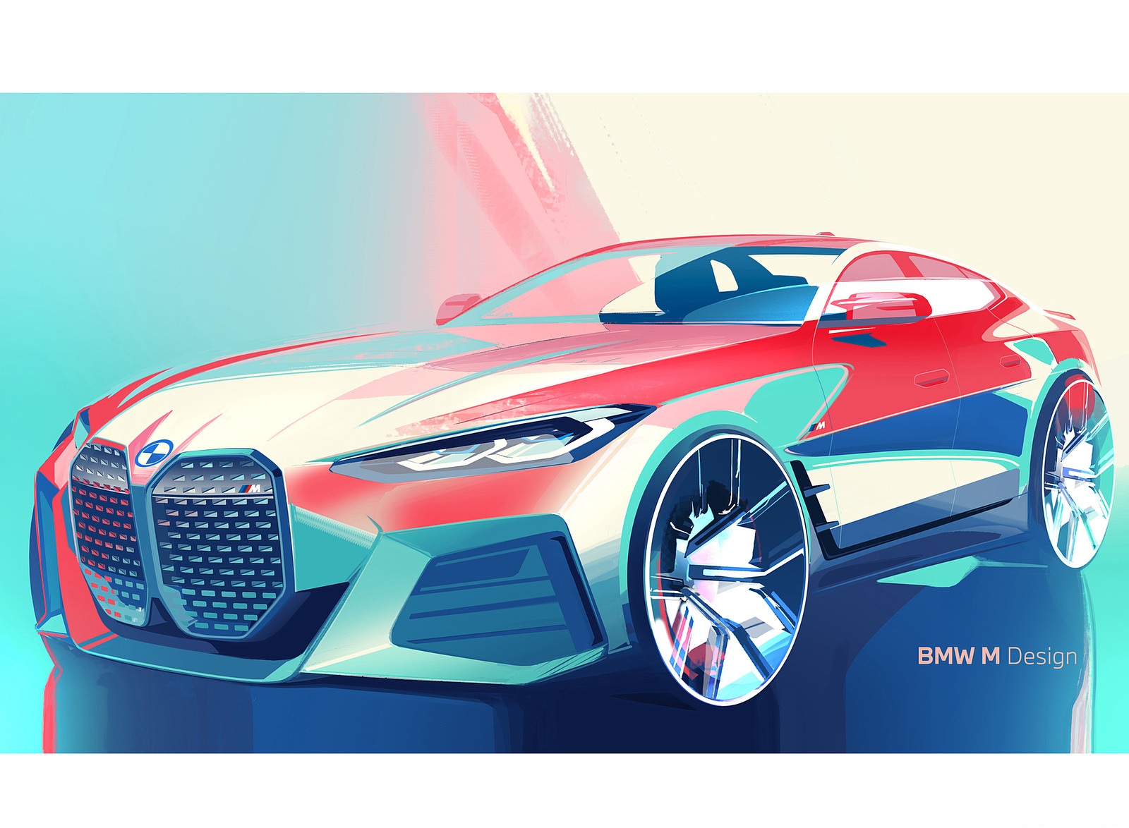 2022 BMW i4 Design Sketch Wallpapers #16 of 38