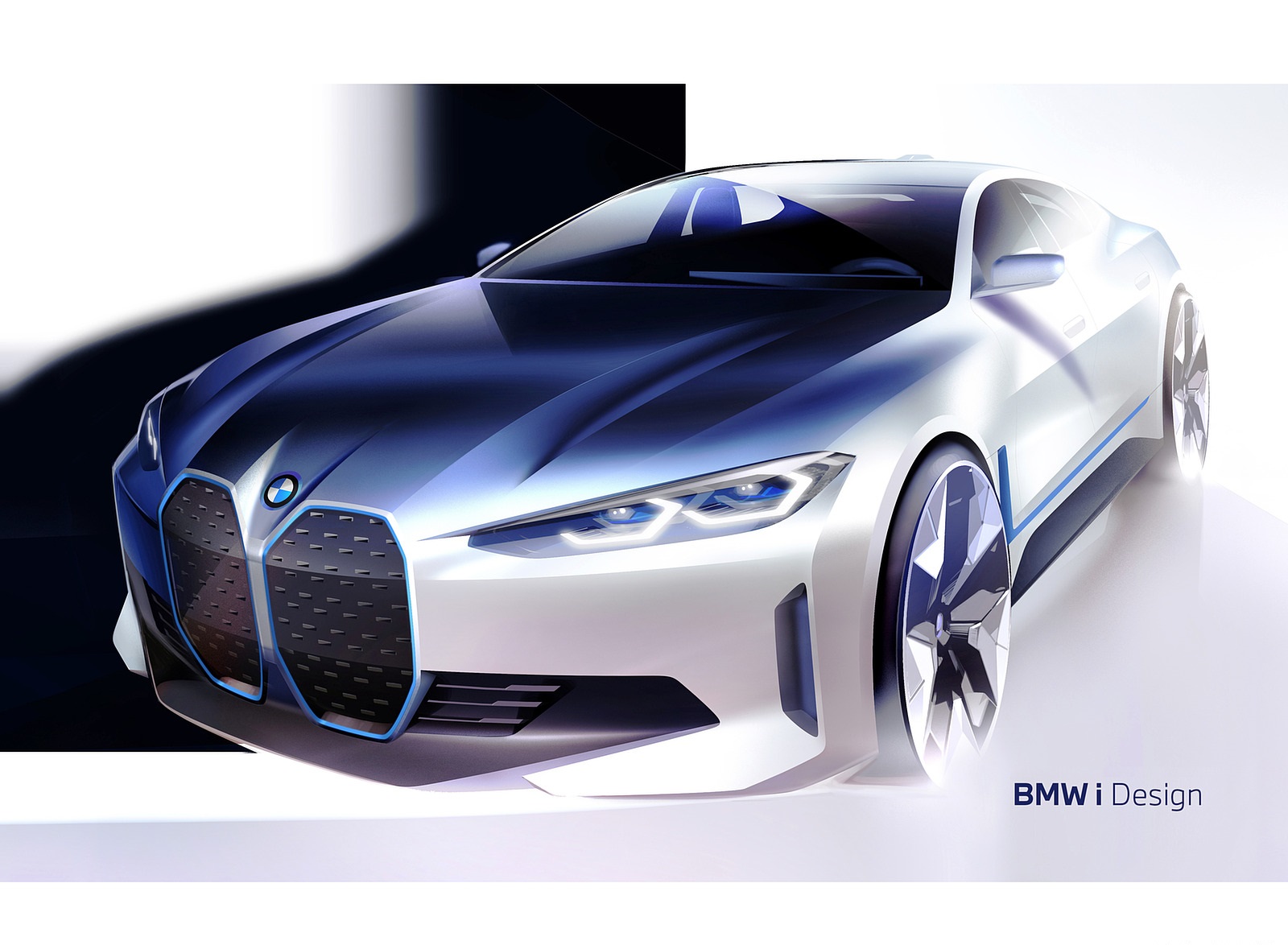 2022 BMW i4 Design Sketch Wallpapers #14 of 38