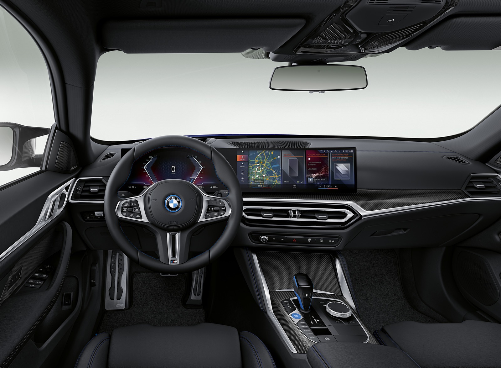 2022 BMW i4 M50 Interior Cockpit Wallpapers #11 of 38