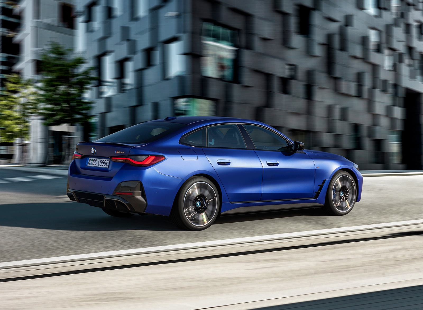 2022 BMW i4 M50 Rear Three-Quarter Wallpapers #2 of 38