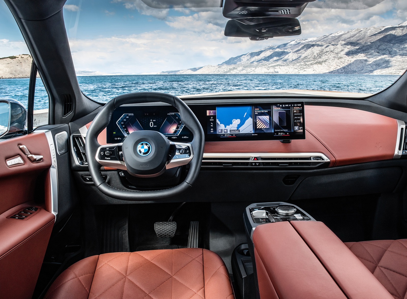 2022 BMW iX xDrive50 Interior Cockpit Wallpapers #68 of 79
