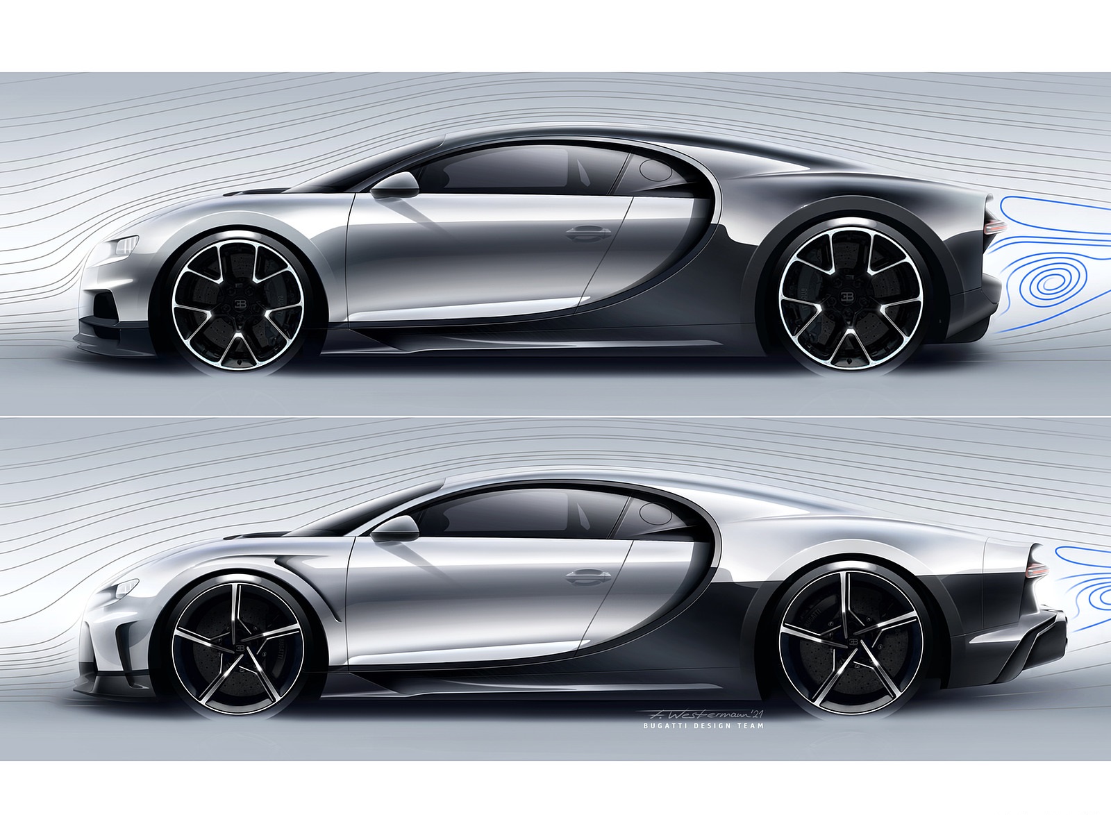 2022 Bugatti Chiron Super Sport Design Sketch Wallpapers #50 of 51