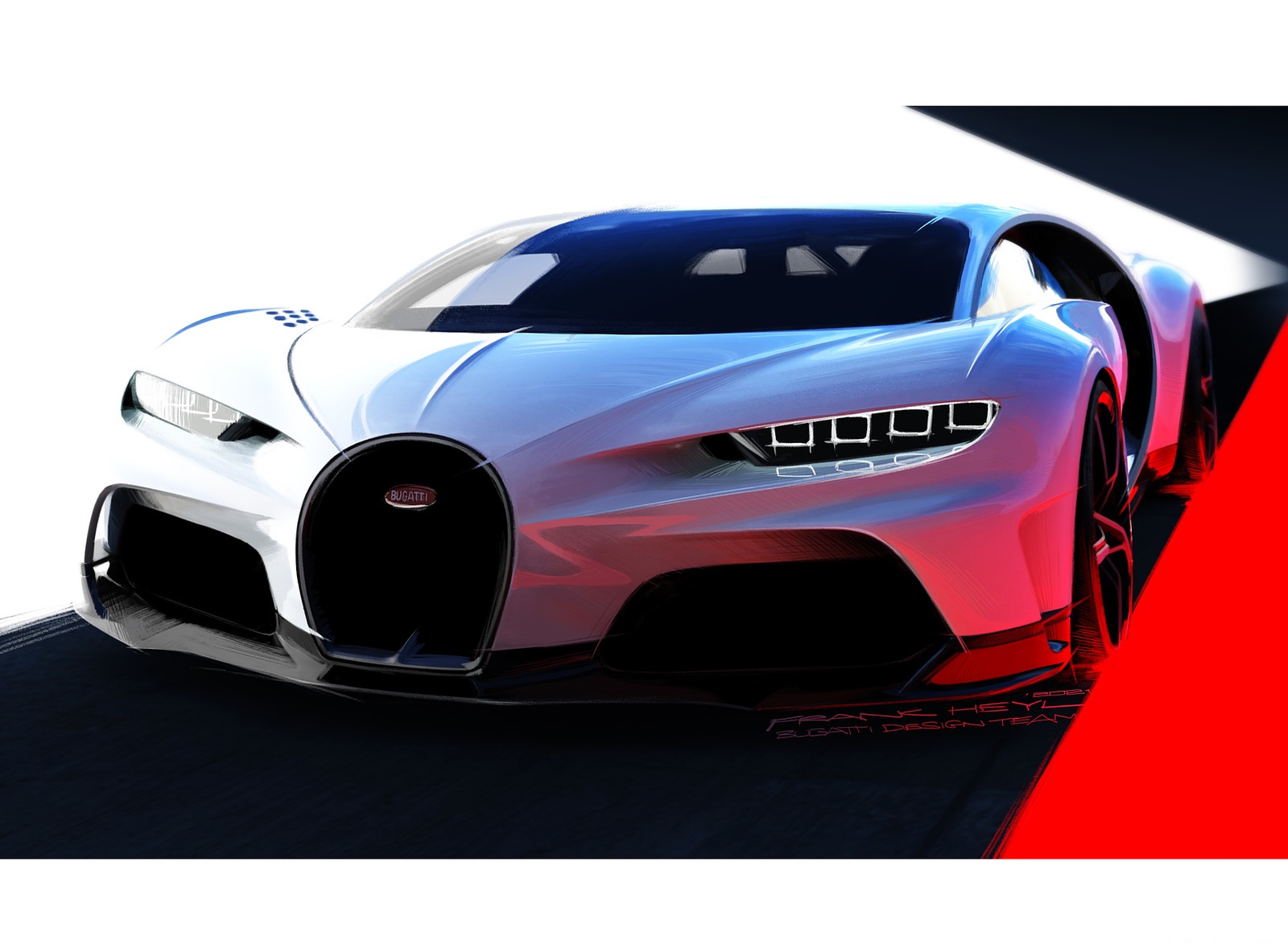 2022 Bugatti Chiron Super Sport Design Sketch Wallpapers #48 of 51