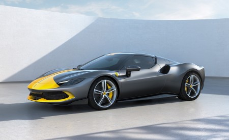 2022 Ferrari 296 GTB Assetto Fiorano Front Three-Quarter Wallpapers 450x275 (13)