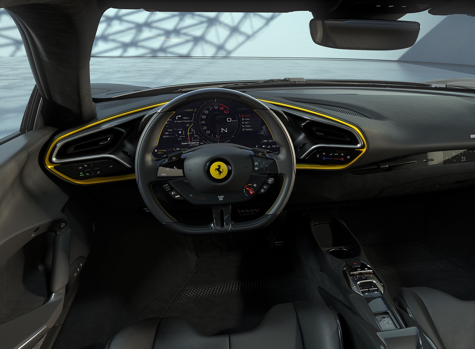 2022 Ferrari 296 GTB Assetto Fiorano Interior Wallpapers #16 of 19