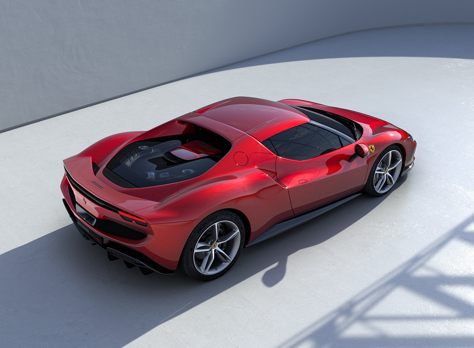 2022 Ferrari 296 GTB Rear Three-Quarter Wallpapers (9)