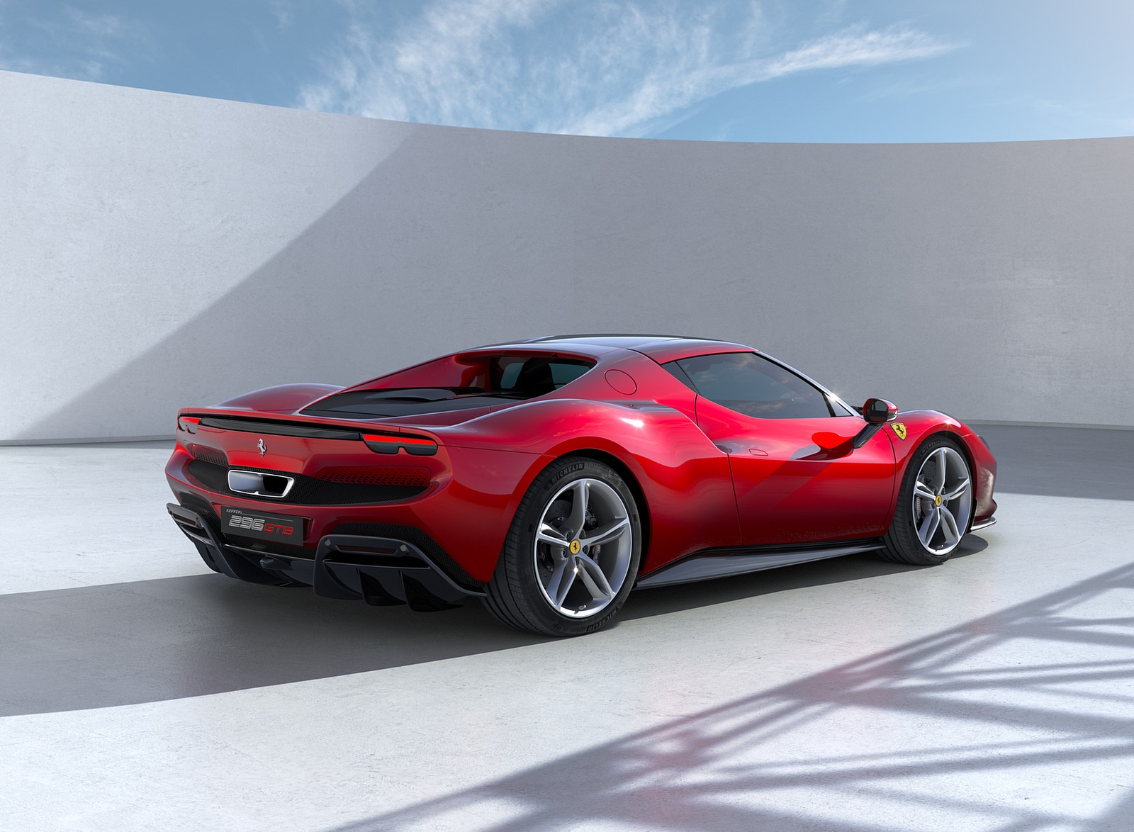 2022 Ferrari 296 GTB Rear Three-Quarter Wallpapers (5)