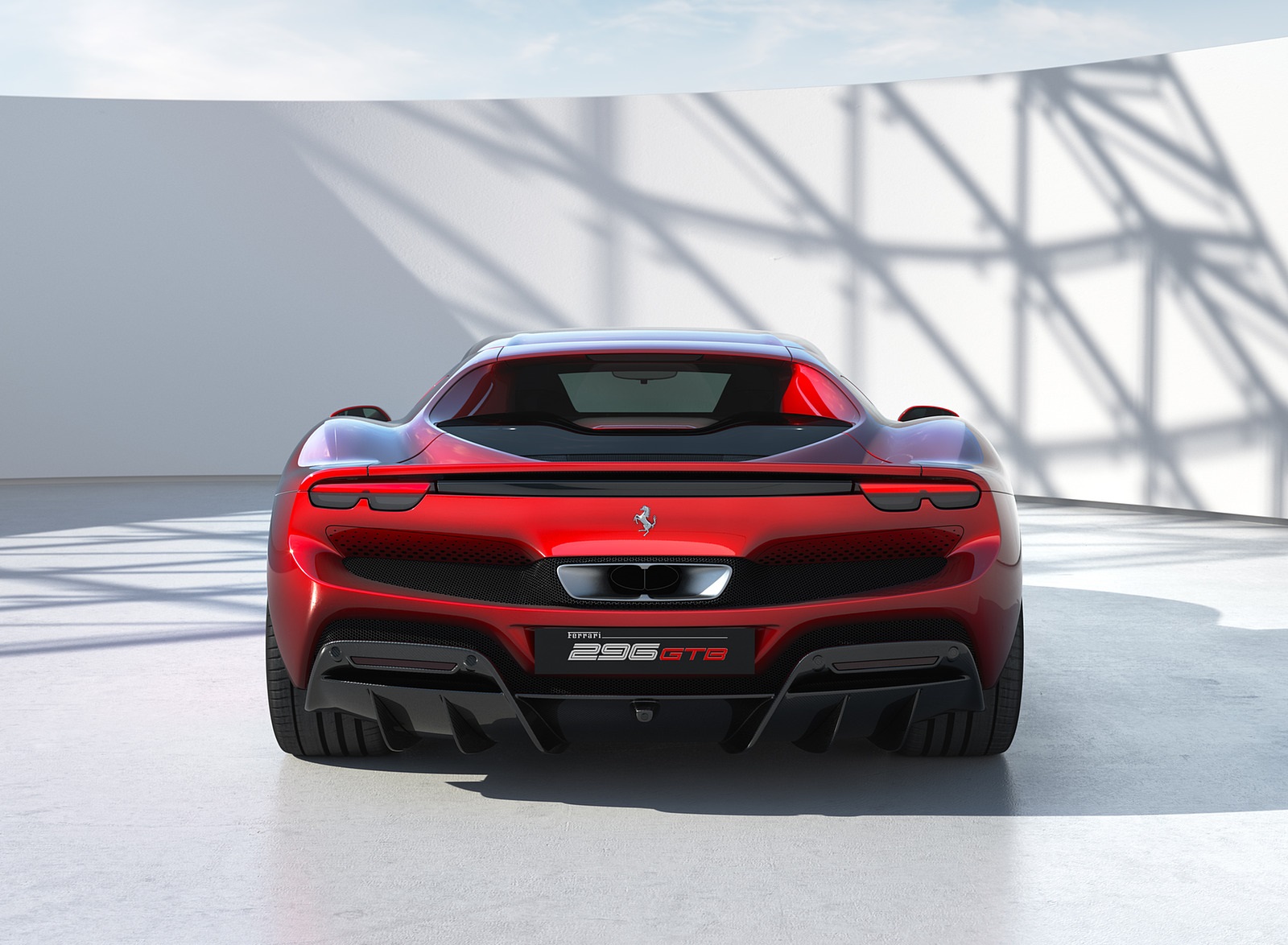 2022 Ferrari 296 GTB Rear Wallpapers (5)