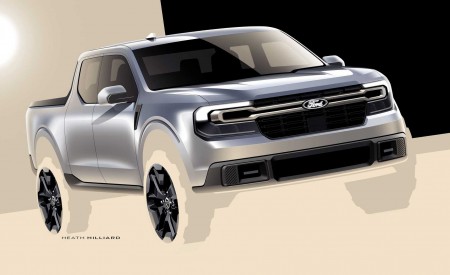 2022 Ford Maverick Hybrid XLT Design Sketch Wallpapers 450x275 (20)