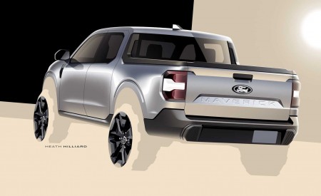 2022 Ford Maverick Hybrid XLT Design Sketch Wallpapers 450x275 (21)