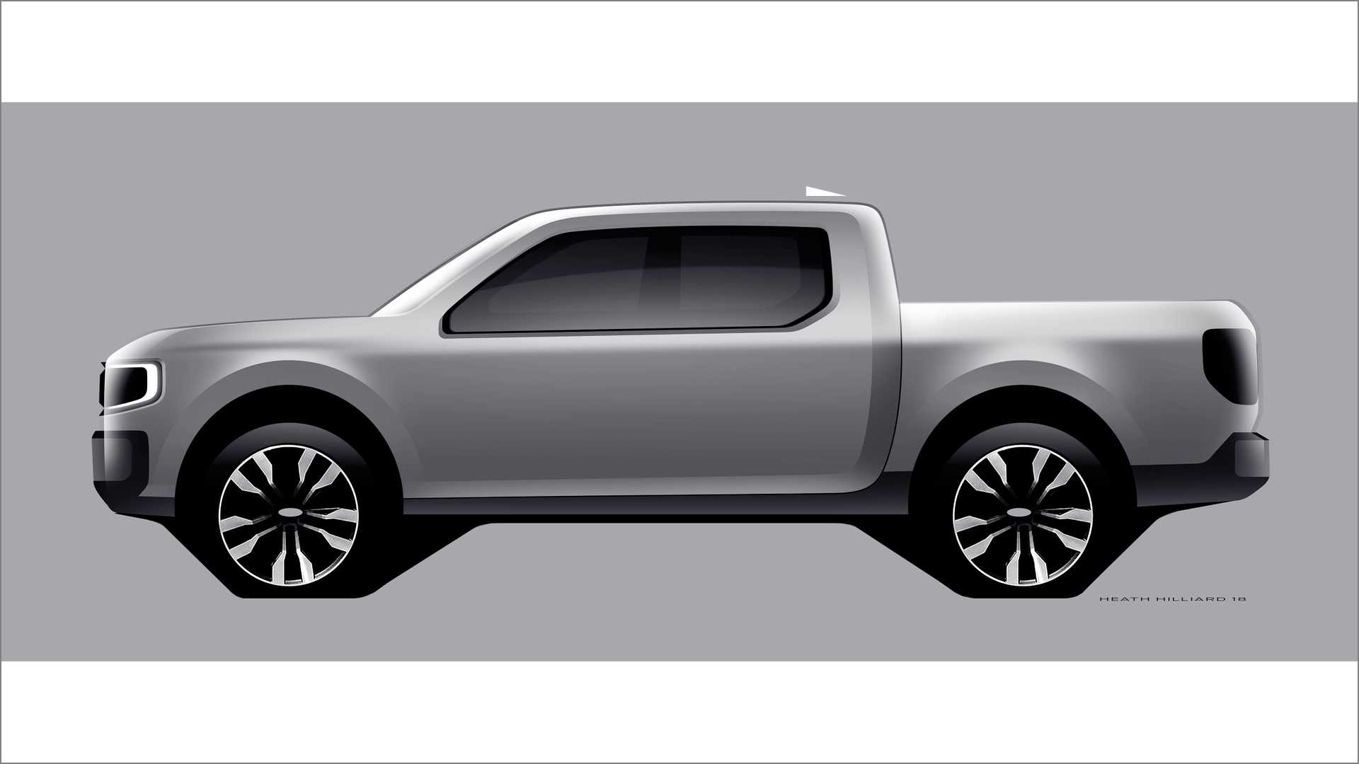 2022 Ford Maverick Hybrid XLT Design Sketch Wallpapers #22 of 28