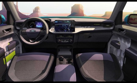 2022 Ford Maverick Hybrid XLT Design Sketch Wallpapers 450x275 (23)