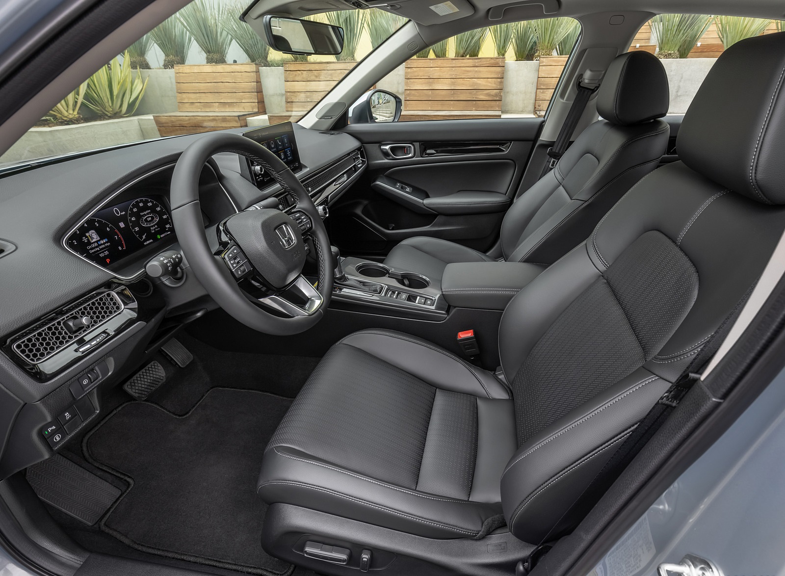 2022 Honda Civic Sedan Touring Interior Front Seats Wallpapers #34 of 42