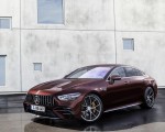 2022 Mercedes-AMG GT 53 4MATIC+ 4-Door Coupe (Color: Rubellite Red) Front Three-Quarter Wallpapers 150x120 (6)