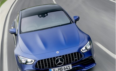 2022 Mercedes-AMG GT 53 4MATIC+ 4-Door Coupe (Color: Spectrale Blue Magno) Front Wallpapers 450x275 (19)