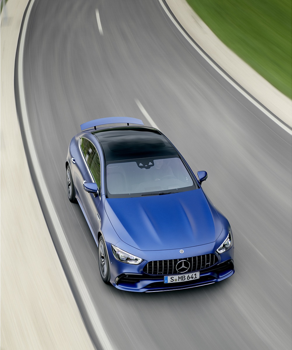 2022 Mercedes-AMG GT 53 4MATIC+ 4-Door Coupe (Color: Spectrale Blue Magno) Top Wallpapers #22 of 35