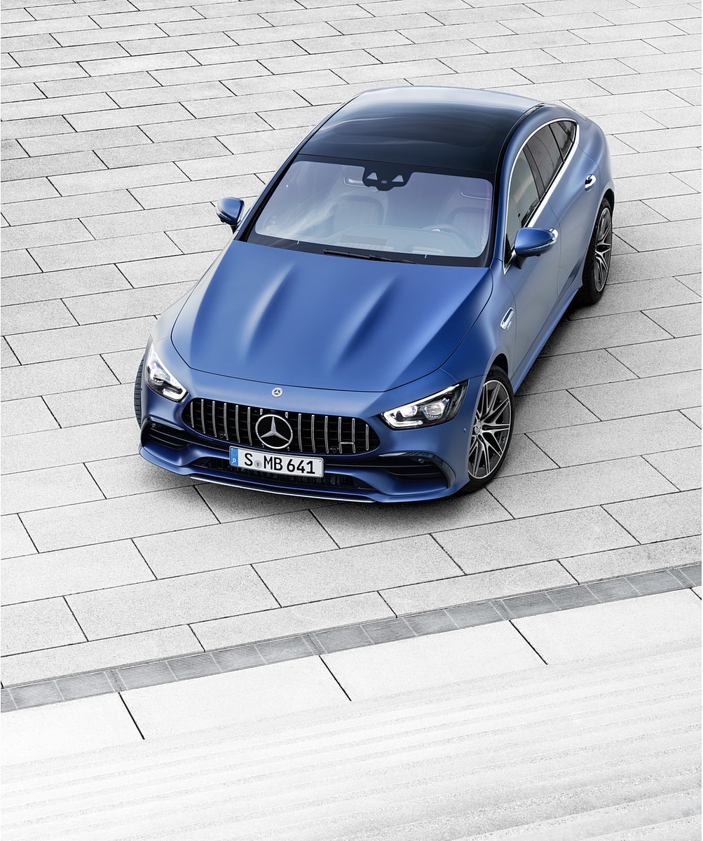 2022 Mercedes-AMG GT 53 4MATIC+ 4-Door Coupe (Color: Spectrale Blue Magno) Top Wallpapers #29 of 35