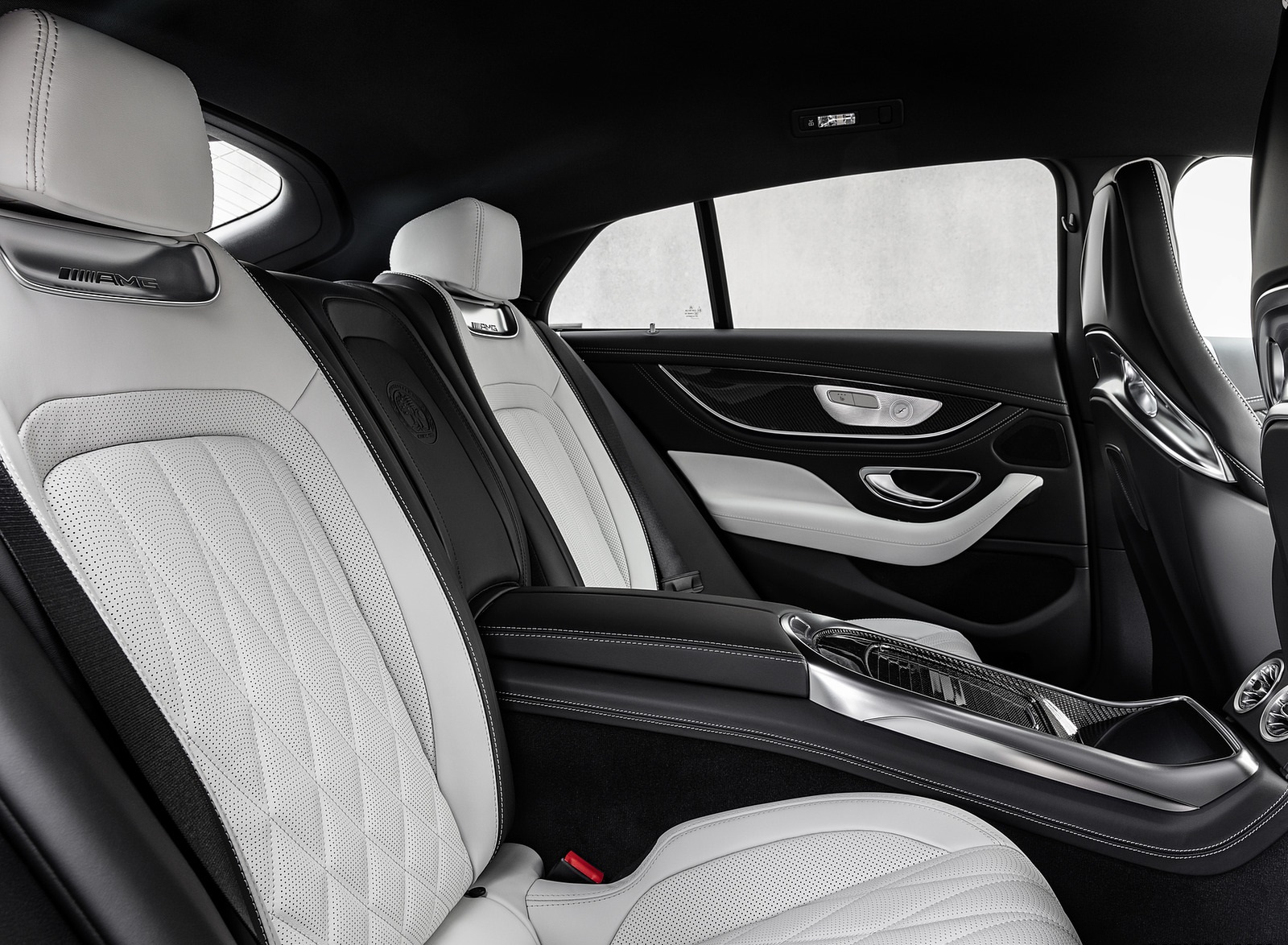 2022 Mercedes-AMG GT 53 4MATIC+ 4-Door Coupe Interior Rear Seats Wallpapers #17 of 35