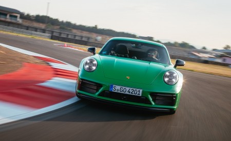 2022 Porsche 911 Carrera GTS (Color: Python Green) Front Wallpapers 450x275 (36)