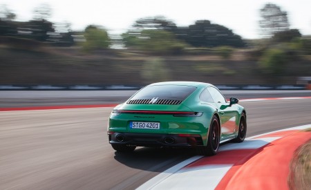 2022 Porsche 911 Carrera GTS (Color: Python Green) Rear Wallpapers 450x275 (57)