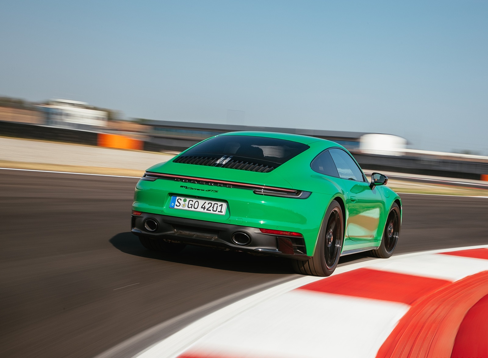 2022 Porsche 911 Carrera GTS (Color: Python Green) Rear Wallpapers #49 of 155