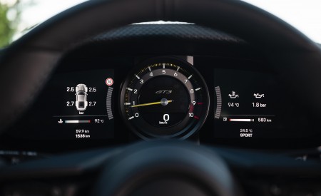 2022 Porsche 911 GT3 with Touring Package (MT; Color: Agate Grey Metallic) Instrument Cluster Wallpapers 450x275 (93)