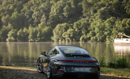 2022 Porsche 911 GT3 with Touring Package (MT; Color: Agate Grey Metallic) Rear Wallpapers 450x275 (77)