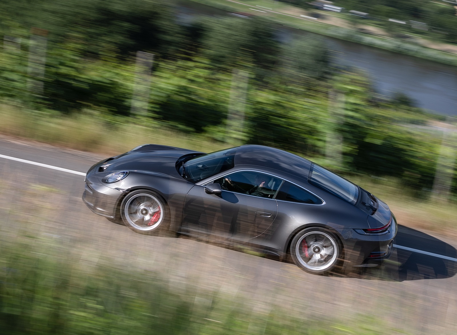 2022 Porsche 911 GT3 with Touring Package (MT; Color: Agate Grey Metallic) Side Wallpapers #49 of 117