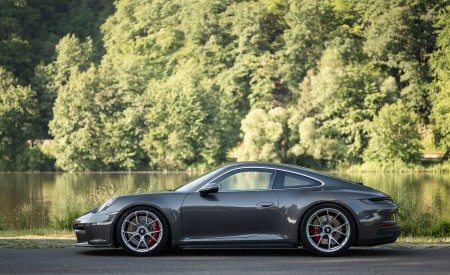 2022 Porsche 911 GT3 with Touring Package (MT; Color: Agate Grey Metallic) Side Wallpapers 450x275 (78)
