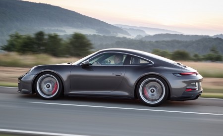 2022 Porsche 911 GT3 with Touring Package (MT; Color: Agate Grey Metallic) Side Wallpapers 450x275 (67)