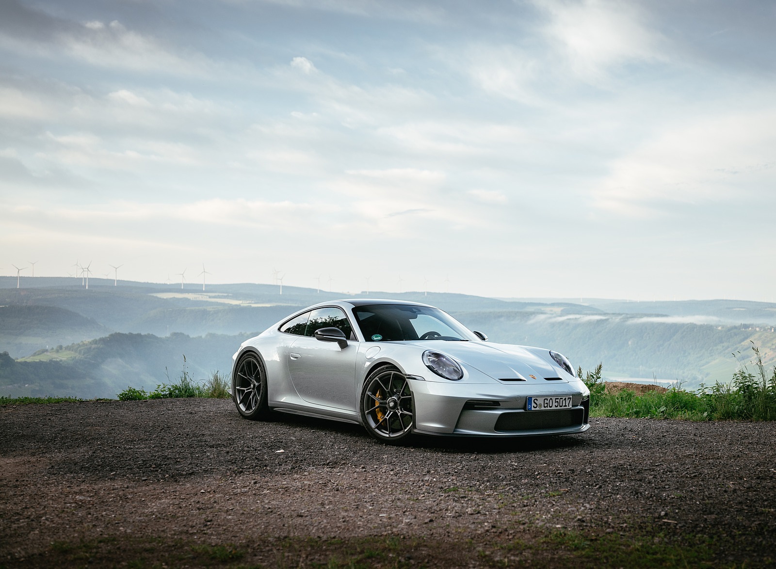 2022 Porsche 911 GT3 with Touring Package (PDK; Color: Dolomite Silver Metallic) Front Three-Quarter Wallpapers #22 of 117