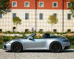 2022 Porsche 911 Targa 4 GTS (Color: GT Silver Metallic) Side Wallpapers 150x120