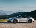 2022 Porsche 911 Targa 4 GTS (Color: GT Silver Metallic) Side Wallpapers 150x120 (46)