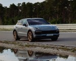 2022 Porsche Cayenne Turbo GT (Color: Arctic Grey) Front Three-Quarter Wallpapers 150x120