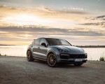 2022 Porsche Cayenne Turbo GT (Color: Arctic Grey) Front Three-Quarter Wallpapers 150x120