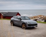 2022 Porsche Cayenne Turbo GT (Color: Arctic Grey) Front Three-Quarter Wallpapers 150x120