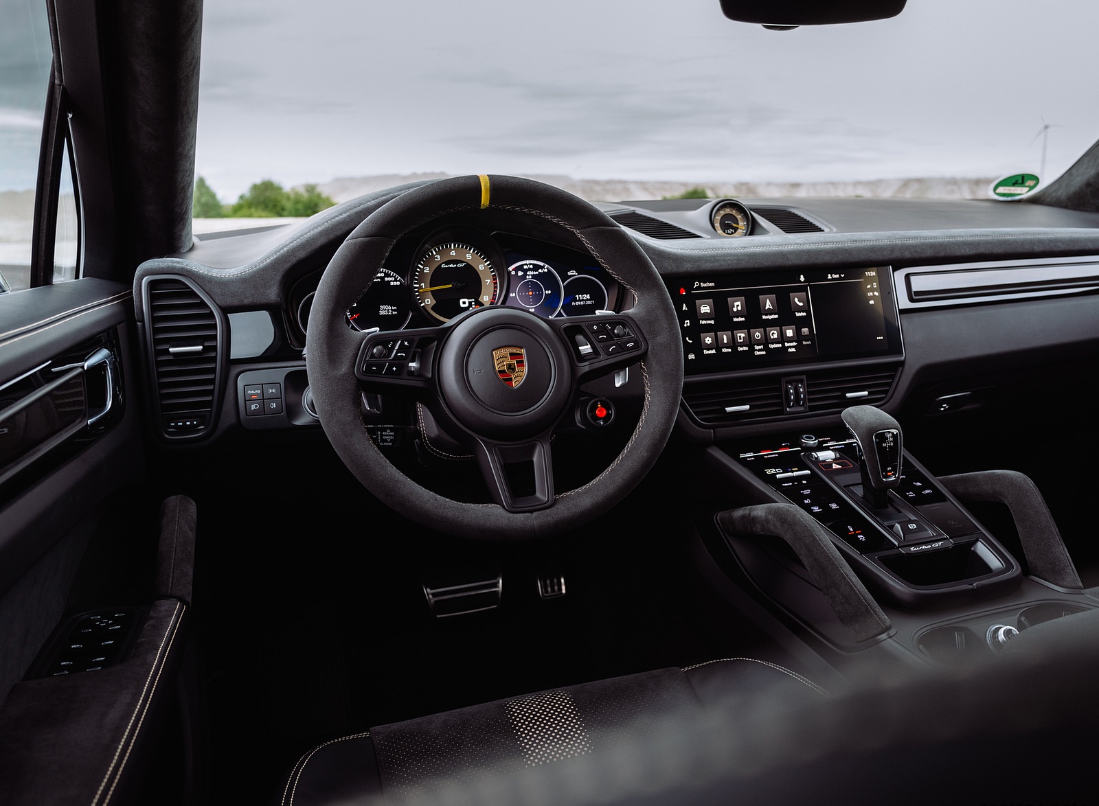 2022 Porsche Cayenne Turbo GT (Color: Arctic Grey) Interior Cockpit Wallpapers #158 of 231