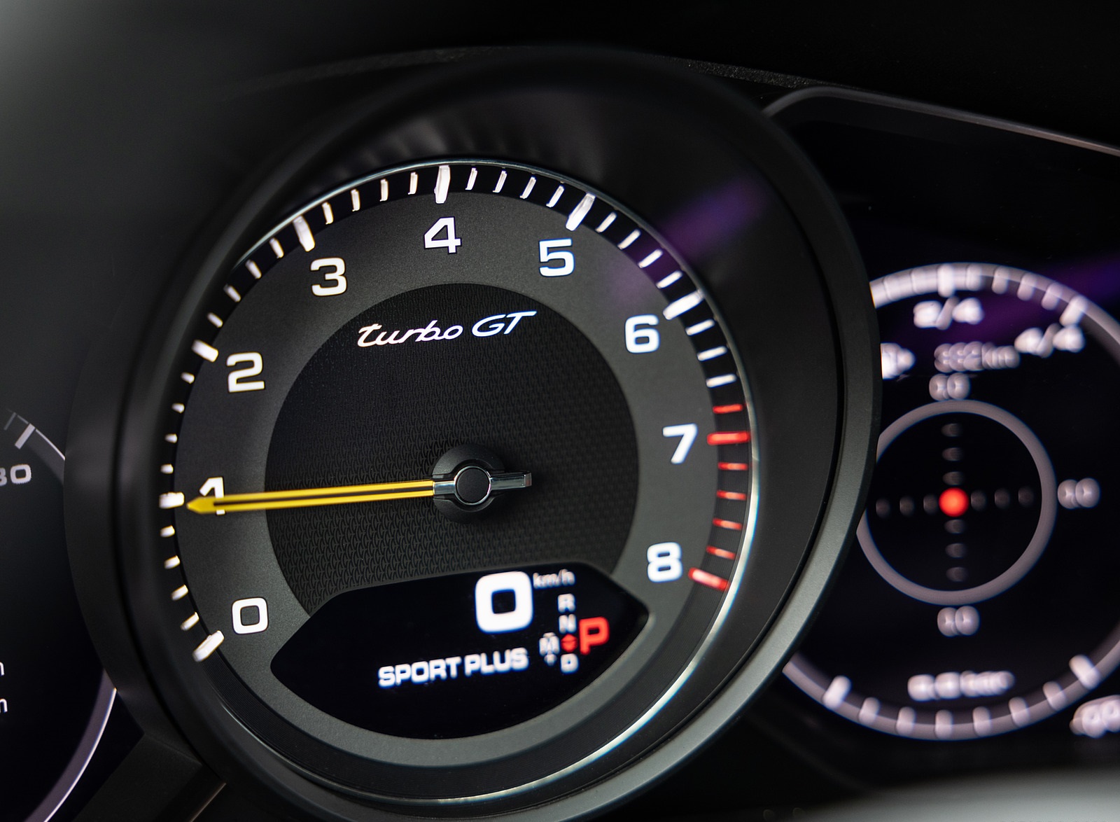 2022 Porsche Cayenne Turbo GT (Color: Jet Black Metallic) Instrument Cluster Wallpapers #37 of 231