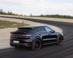2022 Porsche Cayenne Turbo GT (Color: Jet Black Metallic) Rear Three-Quarter Wallpapers 150x120