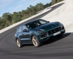 2022 Porsche Cayenne Turbo GT (Color: Porsche Racing Green Metallic) Front Three-Quarter Wallpapers 150x120