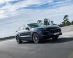 2022 Porsche Cayenne Turbo GT (Color: Porsche Racing Green Metallic) Front Three-Quarter Wallpapers 150x120 (79)