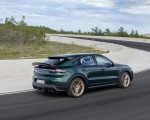 2022 Porsche Cayenne Turbo GT (Color: Porsche Racing Green Metallic) Rear Three-Quarter Wallpapers 150x120